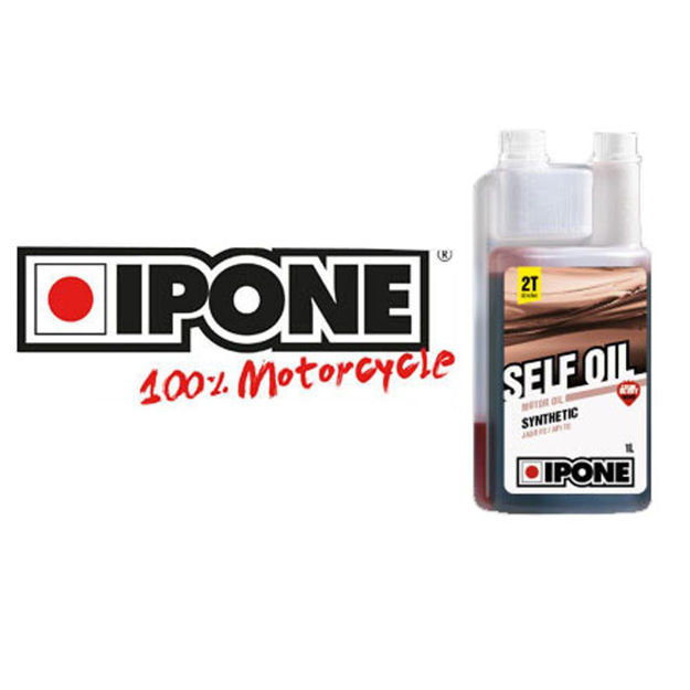 Imagen de Aceite Ipone 2T Semisintético Self Oíl Yamaha Dte Calimatic Trail Dtk125 Dtk175 Rx100 Rx115 Rx125 Rx135 Suzuki AX100 Ts125 Ts185