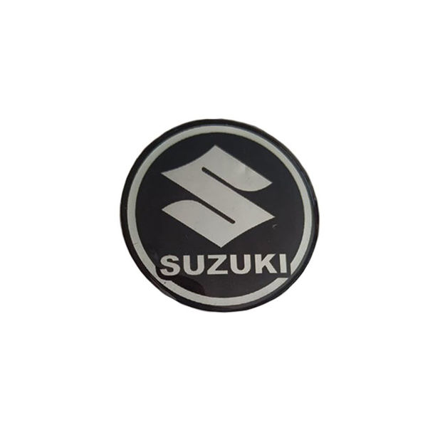 Imagen de Calcomania Logos Suzuki Resina Ts125 Ts185 Gn125 Gs125 En125 Ax100 Grande 5cm