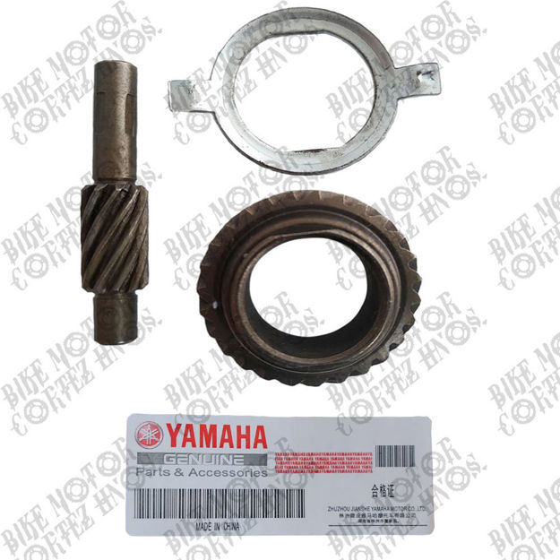 Imagen de Piñon Velocimetro Yamaha Dtk Yb125 5VL Rx100 34X-25190-01 Yamaha Genuino