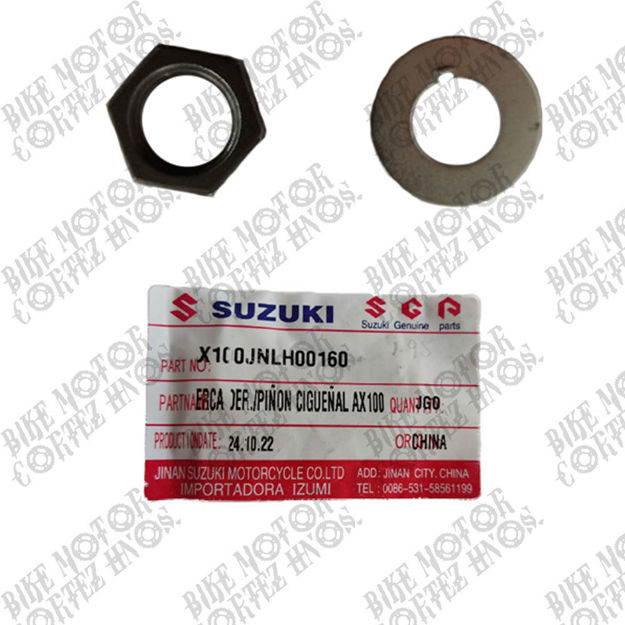 Imagen de Tuerca Laina Derecha Piñon Cigüeñal Suzuki Ax100 JNLH00160