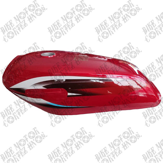 Imagen de Tanque Gasolina Rojo Yamaha Rx115 con Hueco Medidor Knt