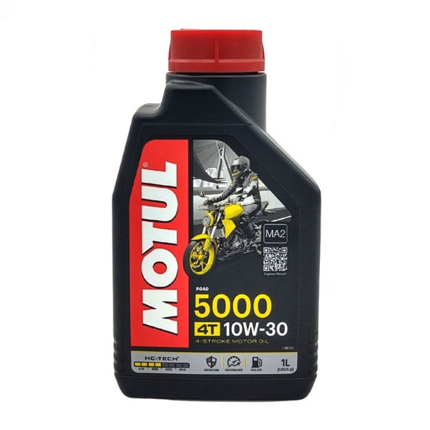 Imagen de Aceite Motul 5000 Semisintetico 10W30 1Litro Yamaha Dte Calimatic Trail Dtk125 Dtk175 Rx100 Rx115 Rx125 Rx135 Suzuki AX100 Ts125 Ts185