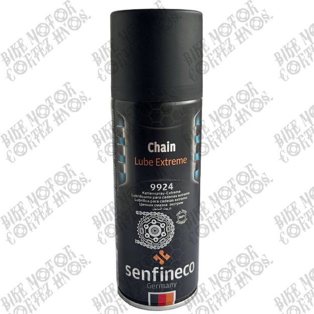 Imagen de Lubricante Spray Cadena Senfineco 200Ml Yamaha Dtk125 Dtk175 Dte Calimatic Trail Rx100 Rx115 Rx125 Rx135 Yb125 5VL Suzuki Dr200 Ts125 Ts185 Ax100 Honda Tornado Xr250