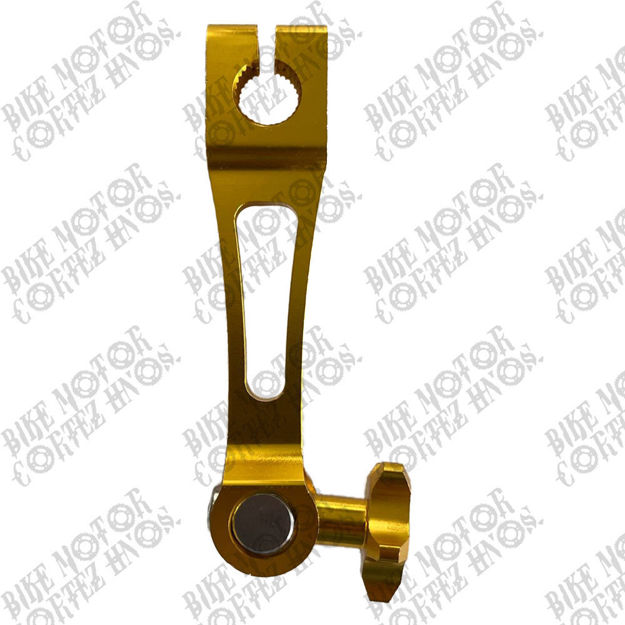 Imagen de Tiradera Freno Aluminio Suzuki Gn125 Ts185 Ts125 Ax100 Dr200 Yamaha DTk125 Dtk175 Dte175 Calimatic Trail Dorado