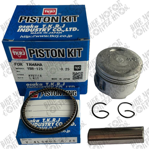 Imagen de Piston Kit Yamaha Yb125 Ybr125 Xtz125 + 0,25 (Japon)