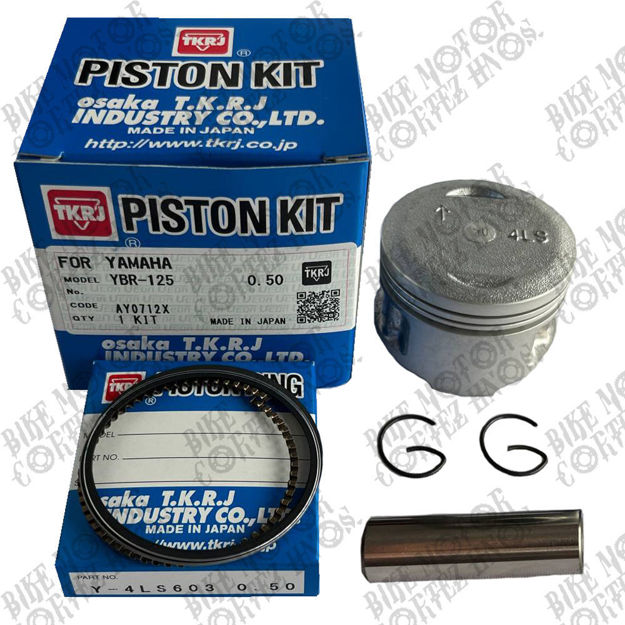 Imagen de Piston Kit Yamaha Yb125 Ybr125 Xtz125 + 0,50 (Japon)