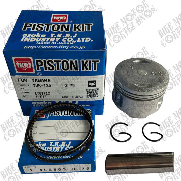 Imagen de Piston Kit Yamaha Yb125 Ybr125 Xtz125 + 0,75 (Japon)