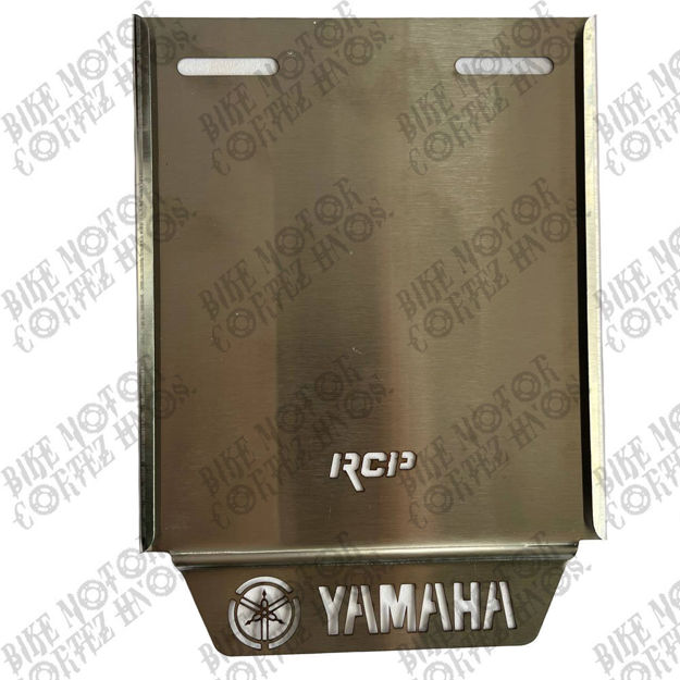 Imagen de Porta Placa Metalico Yamaha Xtz125 Xtz250 Fz116 Rx100 Rx115 Rx125 Rx135 Dte Calimatic Dtt Trail Dtk125 Dtk175