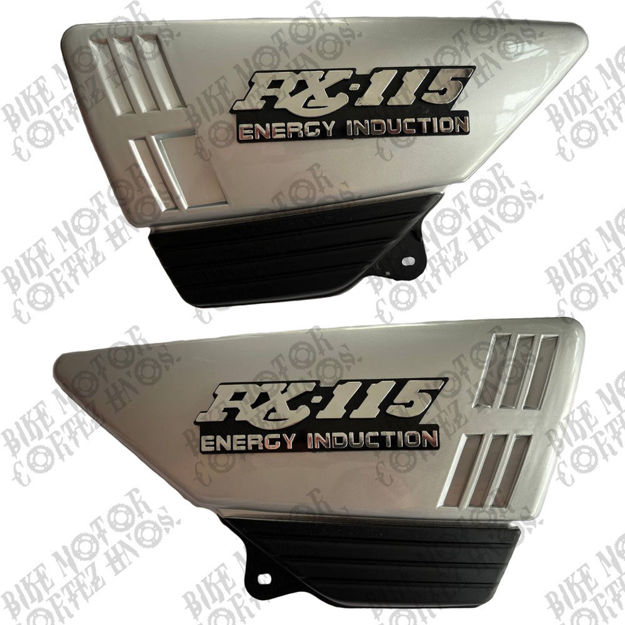 Imagen de Tapa Laterales Yamaha Rx115 con Emblema Gris Rcp