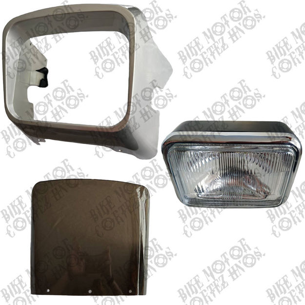 Imagen de Mascarilla Faro Mica Acrilica Delantero Yamaha Rx115 Gris Rcp