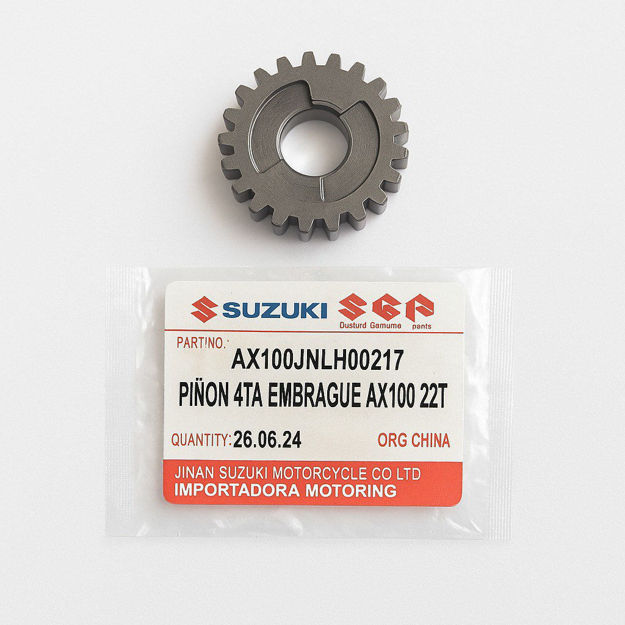 Imagen de Piñon Cuarta 4Ta 22 Dientes Suzuki Ax100 Ax100jnlh00217